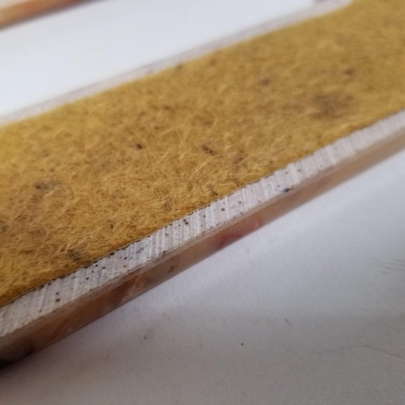 Vintage Plastic Tissue Box Cover Lid Insert Marble - Picture 7 of 12